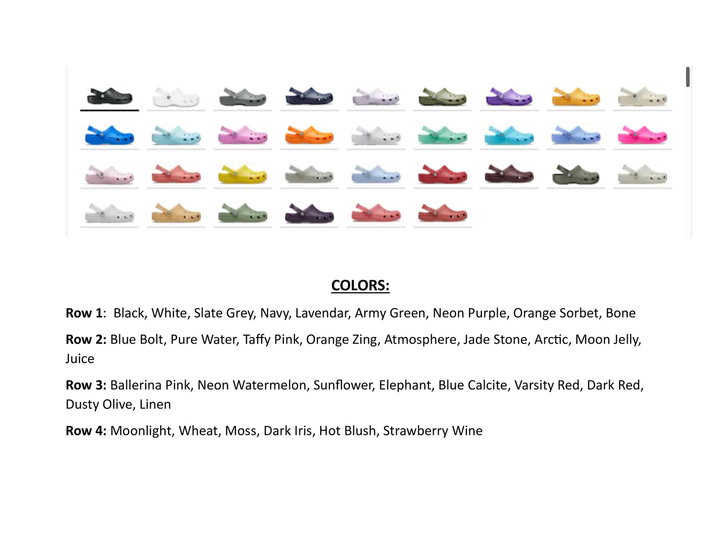 Custom Designed Classic Clog (UNLINED)