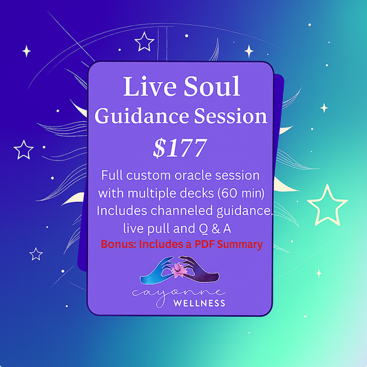 LIVE SESSIONS- Live Soul Guidance Session